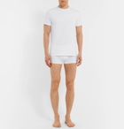 Acne Studios - Edvin Stretch-Cotton Jersey T-Shirt - Men - White