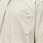 Our Legacy Men's Above Popper Overshirt in Dusty White Muted Scuba