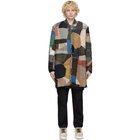 By Walid Multicolor Cashmere Repatch Miro Cardigan