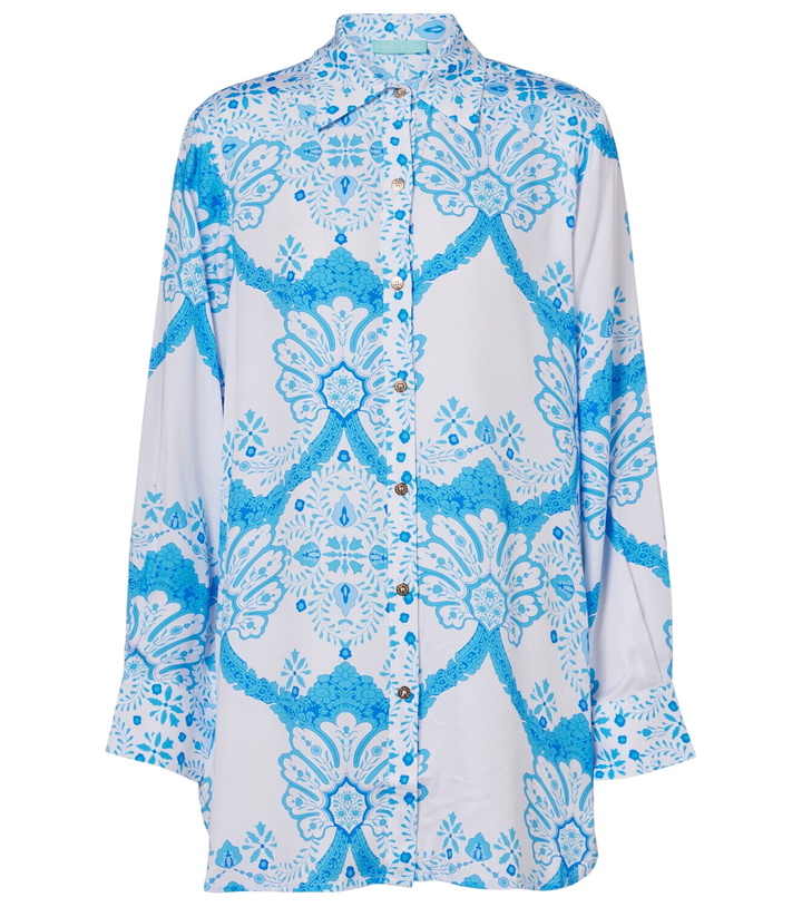 Photo: Melissa Odabash Paige printed shirt