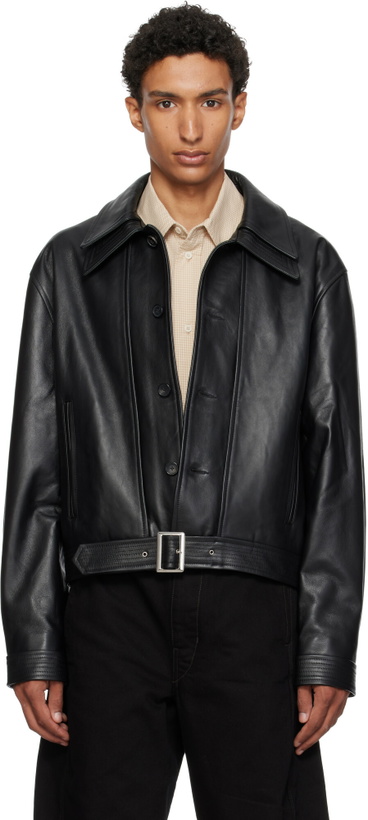 Photo: Cawley Black Rafe Leather Jacket