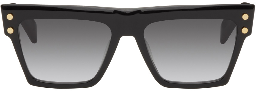 Balmain Black B-V Sunglasses