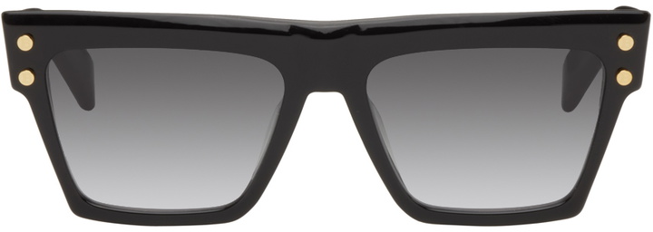 Photo: Balmain Black B-V Sunglasses