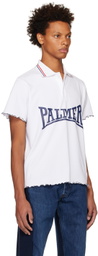 PALMER White Lettuce Edge Polo