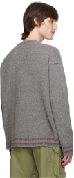 John Elliott Gray Varsity Sweater