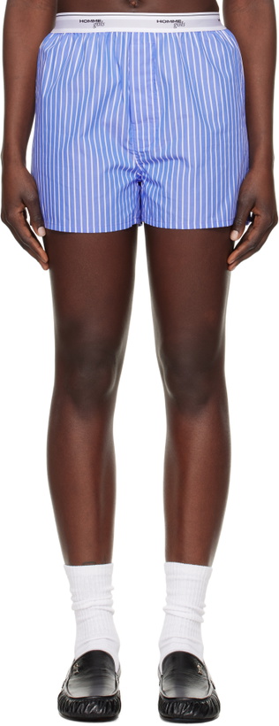 Photo: HommeGirls Blue Boxer Shorts