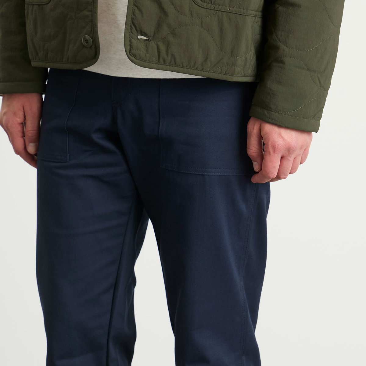 Stan Ray Men's Taper Fatigue Pants in Navy Twill