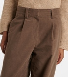Brunello Cucinelli Monili cotton wide-leg pants