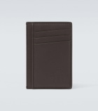 Brunello Cucinelli Debossed leather card holder