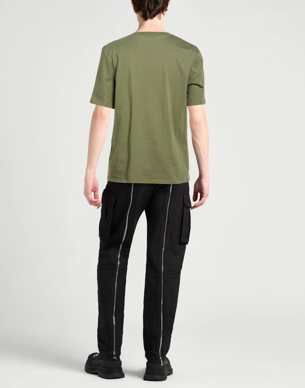 Balmain Mens T-shirt Military in Green