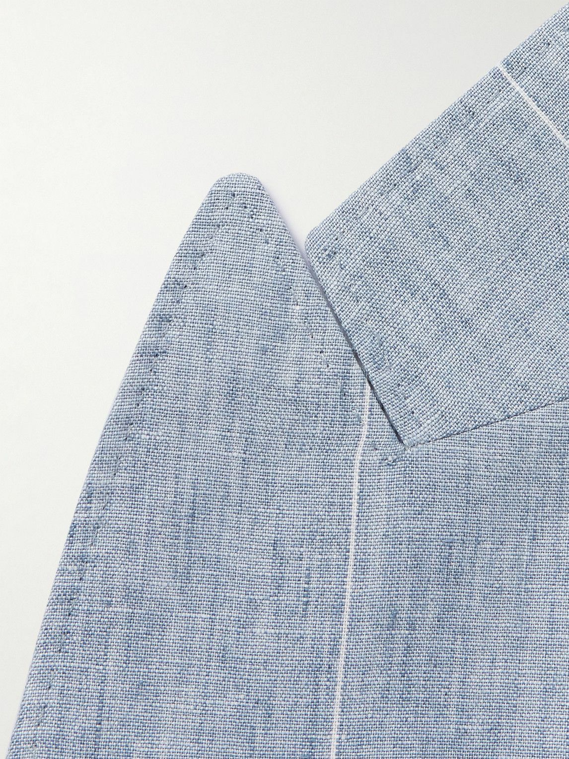 ジャケット Brunello Cucinelli Giacca Doppiopetto In Misto Lino Brunello Cucinelli - Double-Breasted Striped Linen Suit