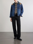Needles - Embroidered Denim Jacket - Blue