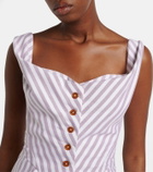Vivienne Westwood Monday striped cotton top