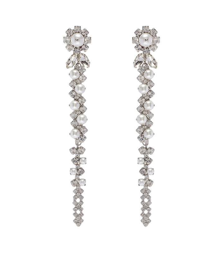 Photo: Simone Rocha Embellished faux pearl drop earrings