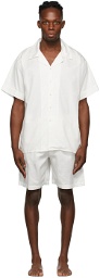 Cleverly Laundry White Short Pyjama Set