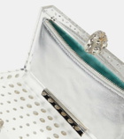Aquazzura Tequila crystal-embellished clutch