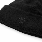 New Era New York Yankees Borg Beanie Hat in Black 