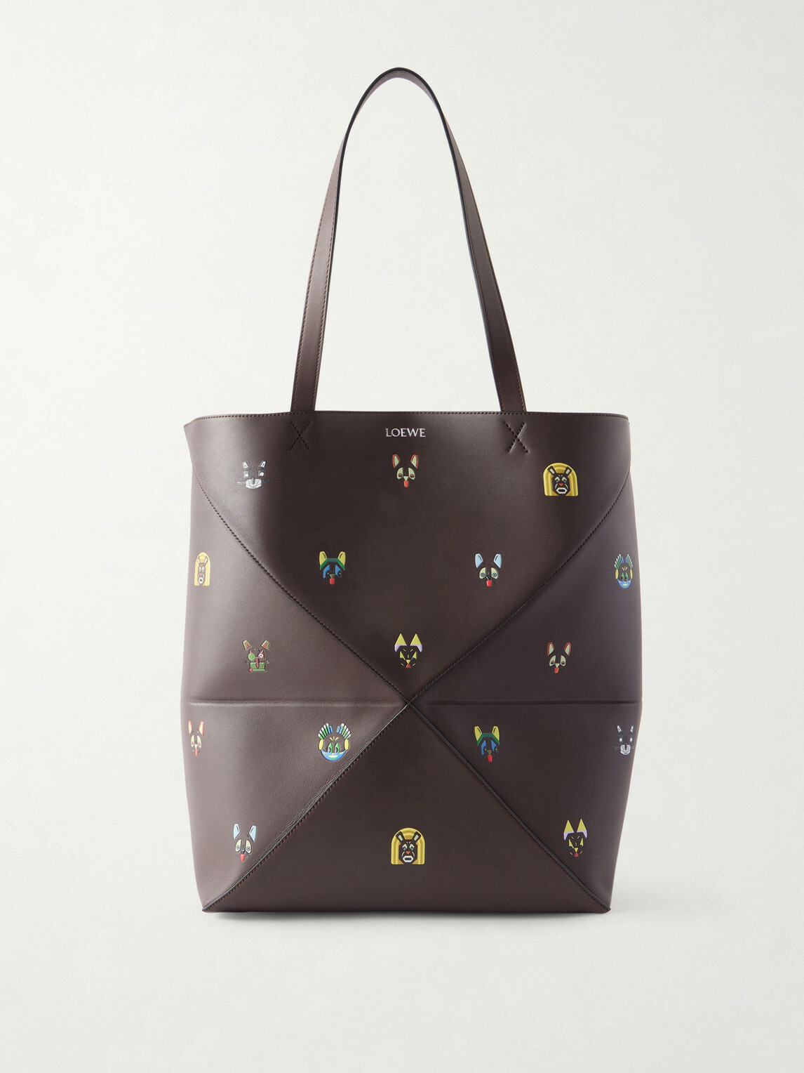 LOEWE - Louis Wain Puzzle Fold XL Leather Tote Bag
