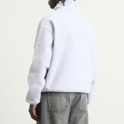 Jacquemus Men's Grosgrain Zip Sweatshirt in Grey