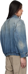 MM6 Maison Margiela Blue Denim Sports Jacket
