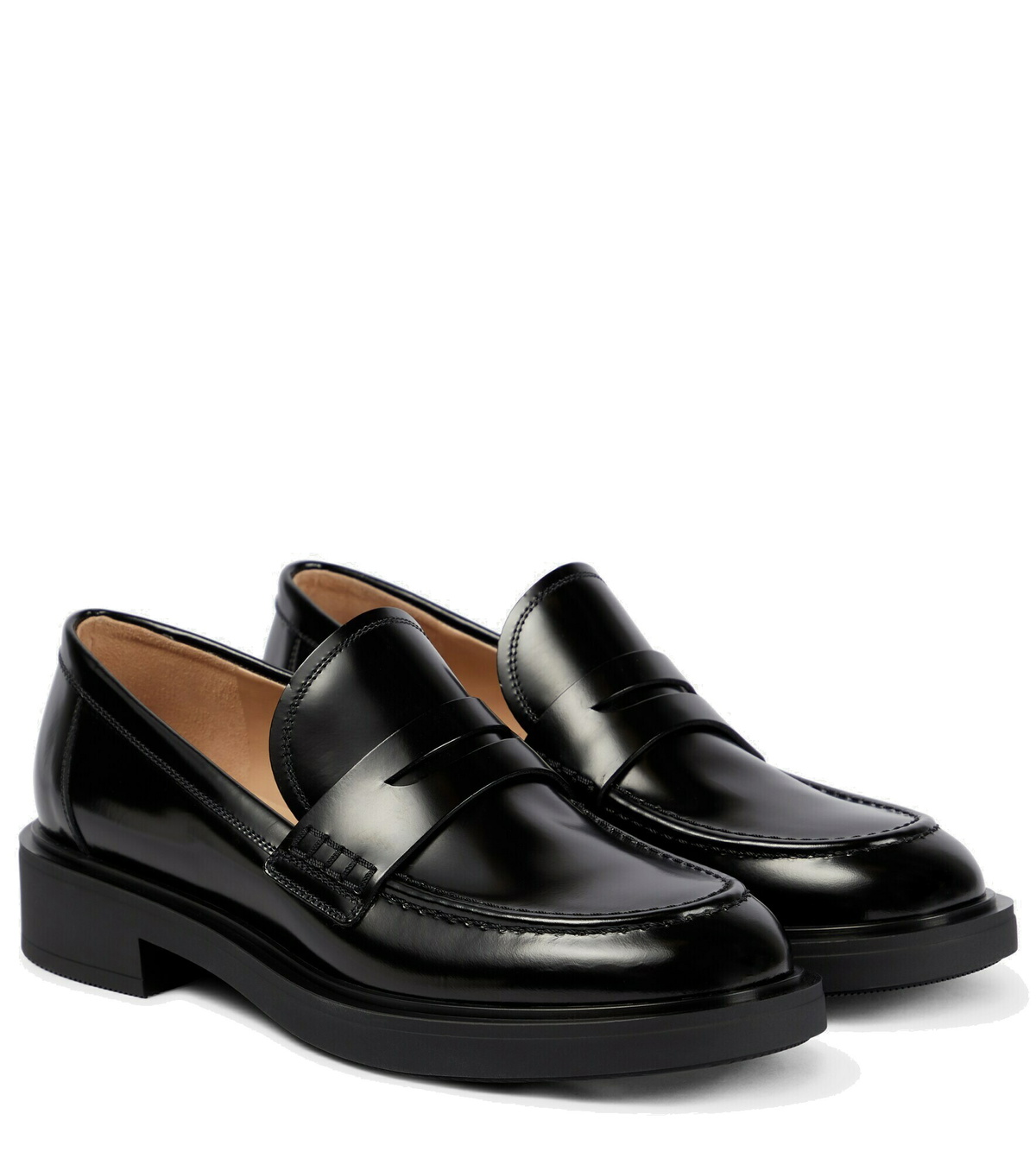 Gianvito Rossi - Harris leather loafers Gianvito Rossi