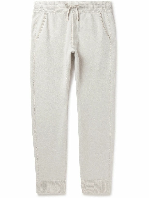 Photo: TOM FORD - Tapered Cashmere Sweatpants - Neutrals