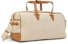 Paravel Beige Grand Tour Duffle Bag