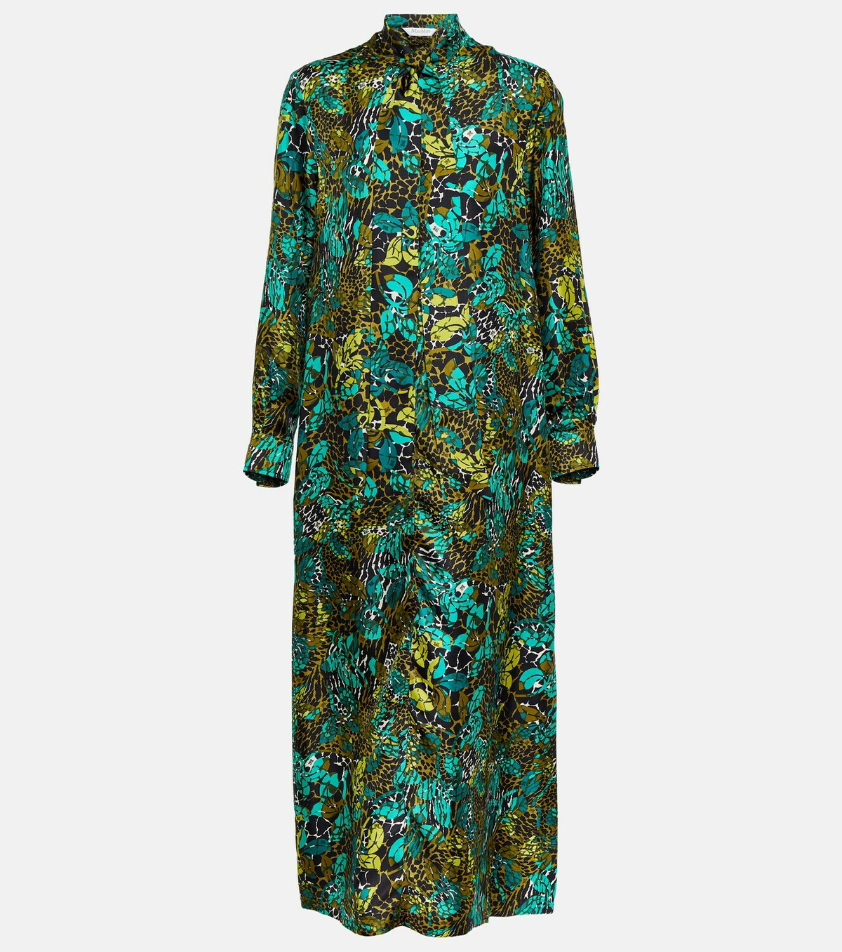 Max Mara Calate printed silk maxi dress Max Mara