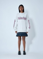 Balenciaga Logo Motif Sweatshirt Dress