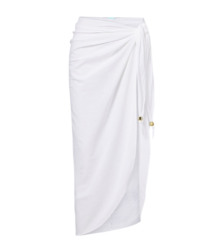 Photo: Melissa Odabash Winnie cotton and linen beach cover-up