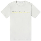 Calvin Klein Men's Mixed Institutional T-Shirt in Grey