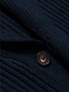 ETRO - Ribbed Wool Cardigan - Blue