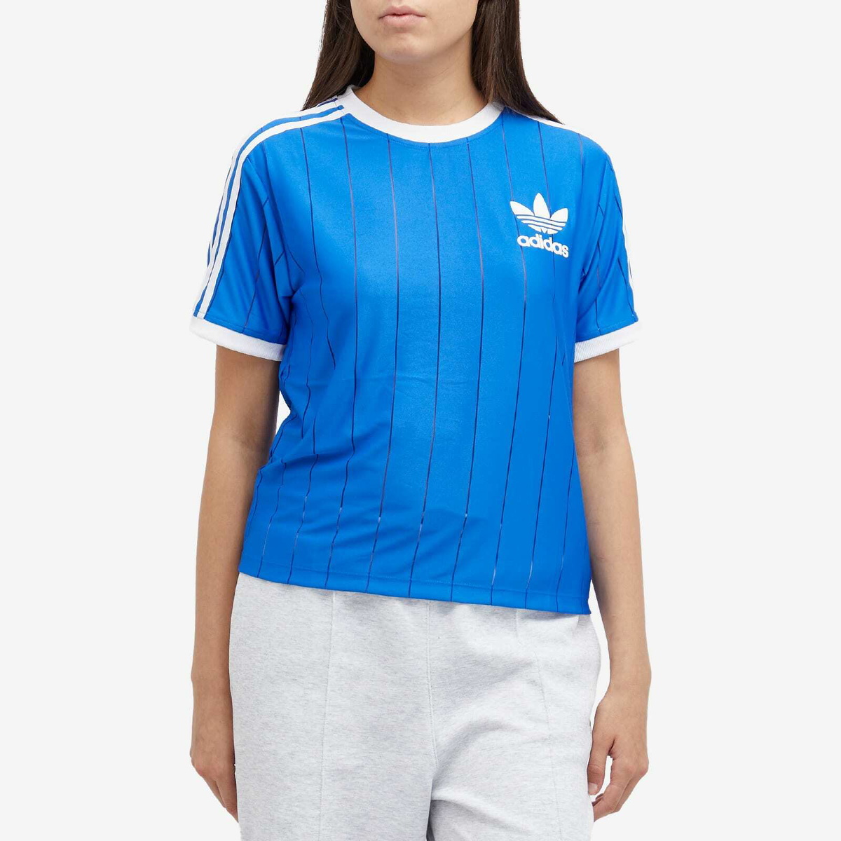 blue adidas outfit women's