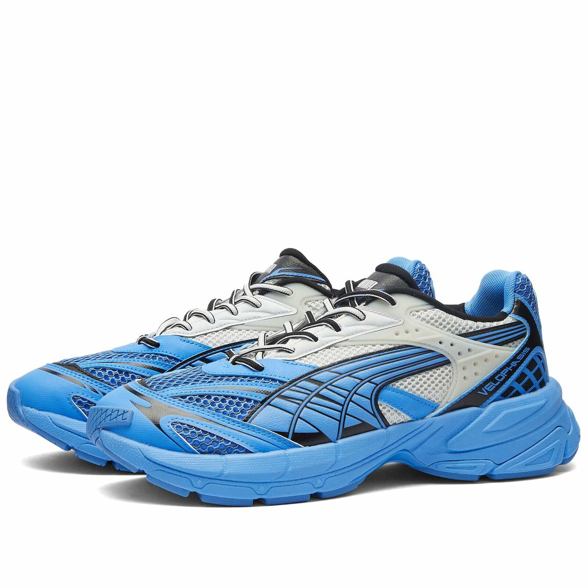 Puma Men's Velophasis Factory Sneakers in Dusky Blue/Black Puma