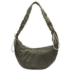 F/CE. Textured Twill Crossbody Bag in Charcoal 