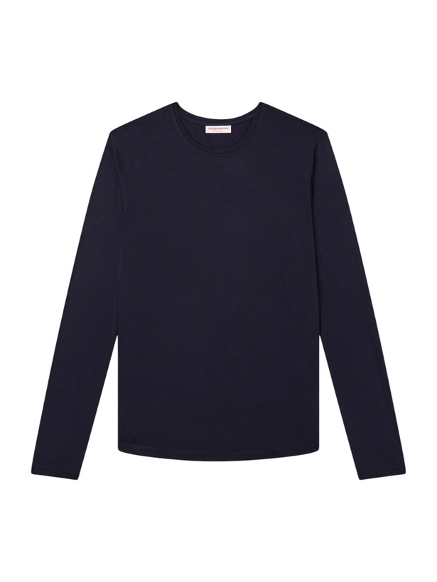 Photo: Orlebar Brown - OB-T Wool-Jersey T-Shirt - Blue