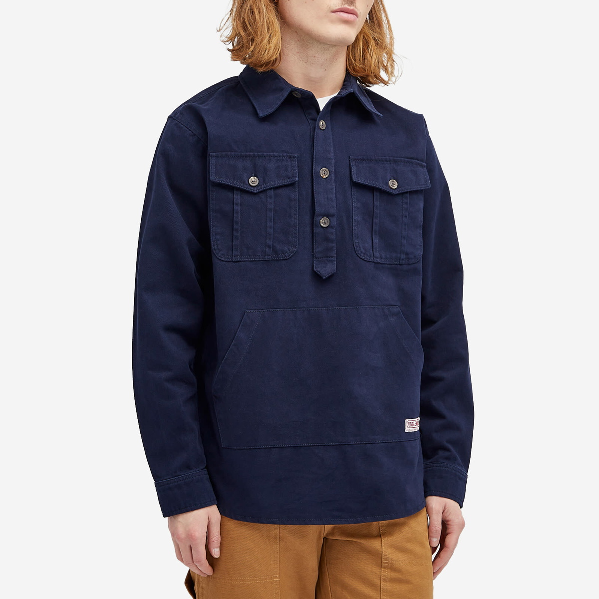 Dubbleware Men's Westford Pullover Shirt in Navy