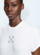 OFF WHITE Jewel Mini Arrow Fitted T-Shirt