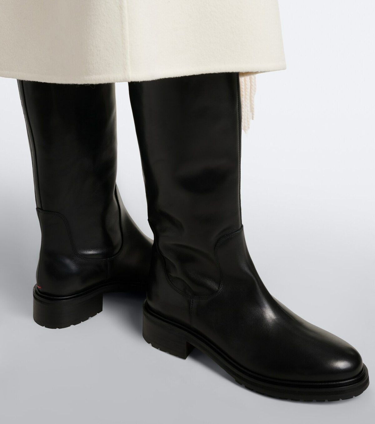 Aeyde Henry leather knee-high boots
