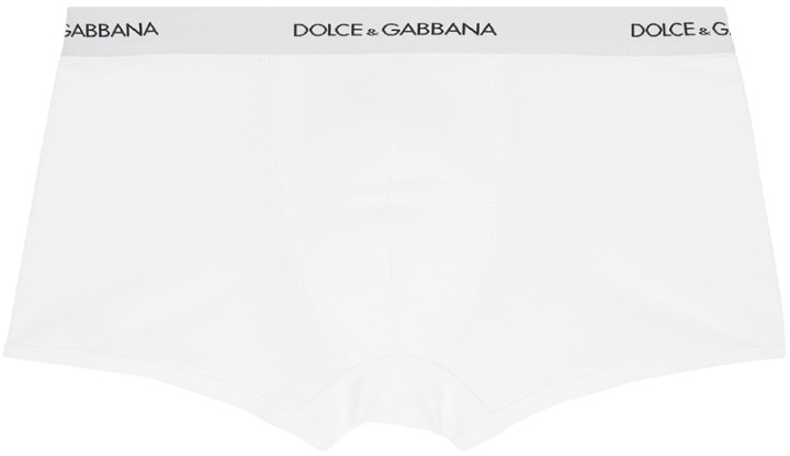 Photo: Dolce & Gabbana White Cotton Boxers
