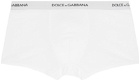 Dolce & Gabbana White Cotton Boxers