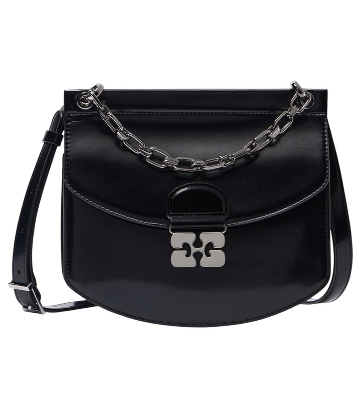 Photo: Ganni Apo-G Small faux leather crossbody bag