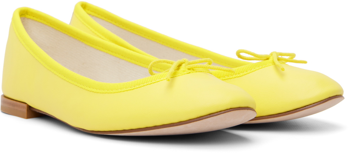 Repetto Yellow Cendrillon Ballerina Flats