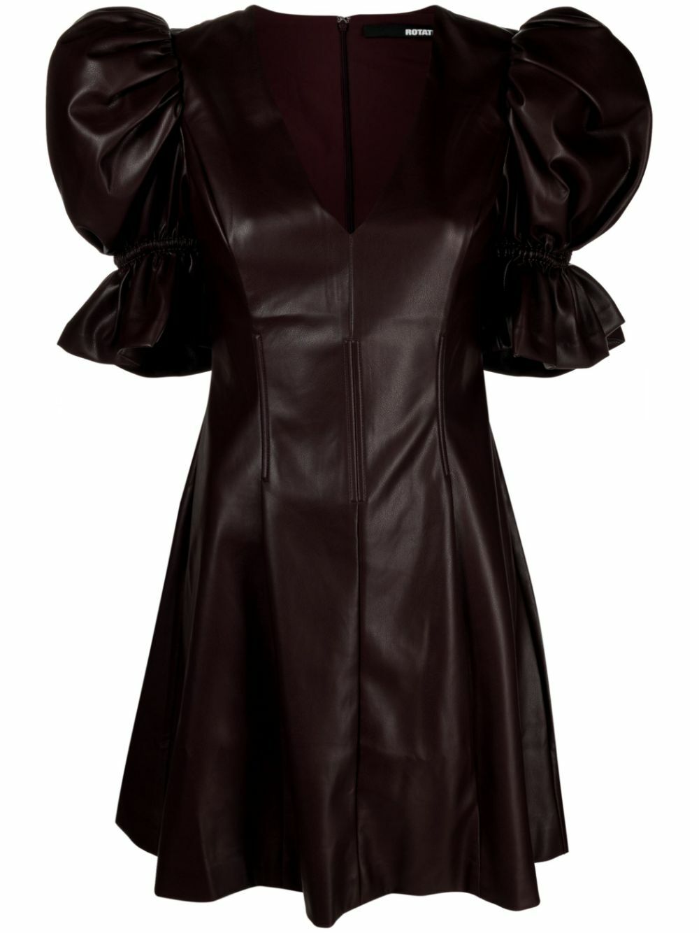 ROTATE BIRGER CHRISTENSEN Purple Puff Sleeve Mini Dress ROTATE Birger  Christensen