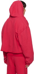 GREG ROSS SSENSE Exclusive Red V-Neck Hoodie
