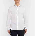 Officine Generale - Piped Cotton-Seersucker Shirt - Men - White