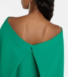 Safiyaa Rowan Manorel embellished caped minidress