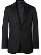 Richard James - Slim-Fit Wool Tuxedo Jacket - Black