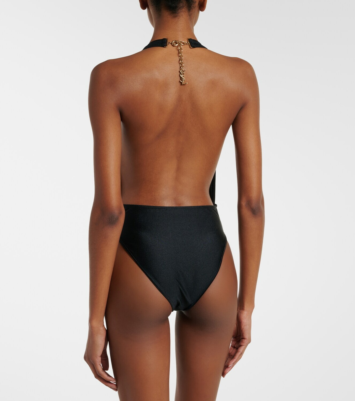 Saint Laurent Cassandre halterneck swimsuit