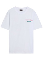 Club 1984 Racing Printed Cotton T-shirt White